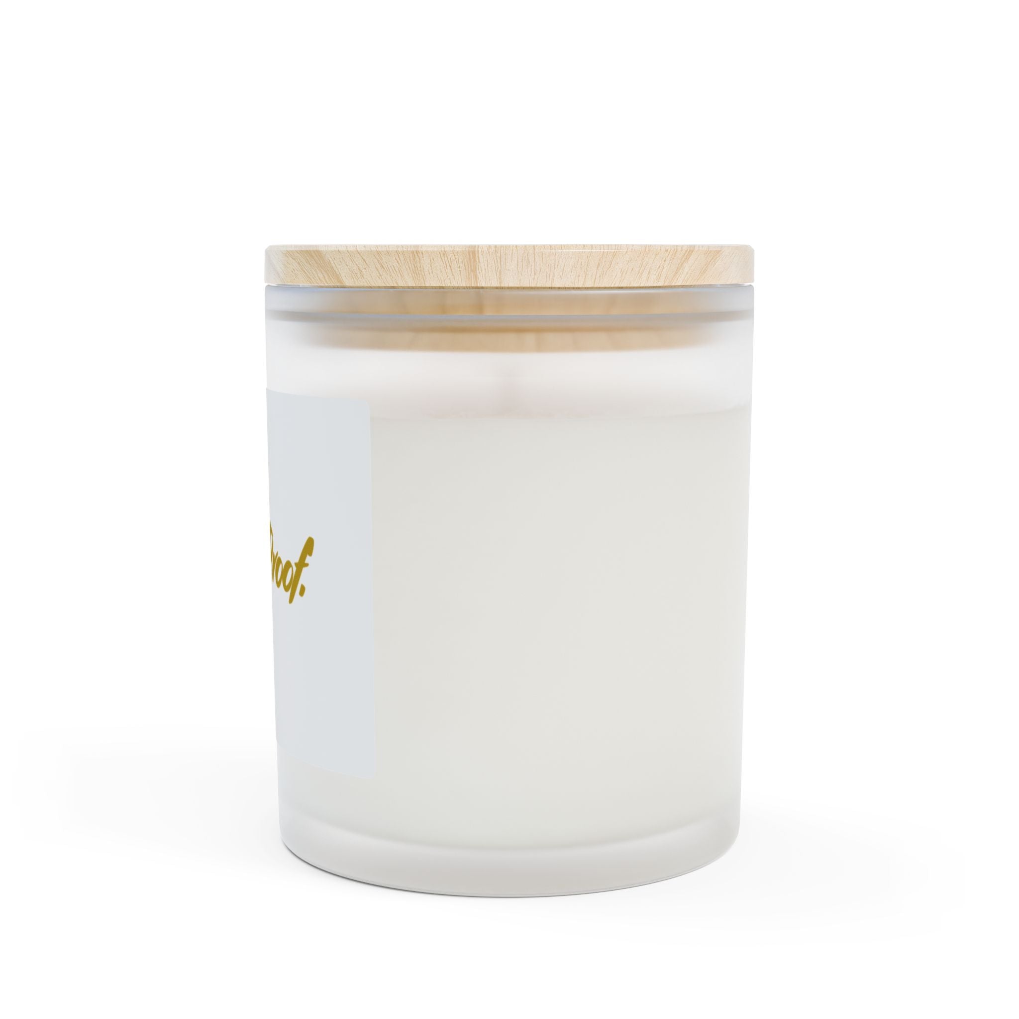 Frosted Glass Candle, 11oz